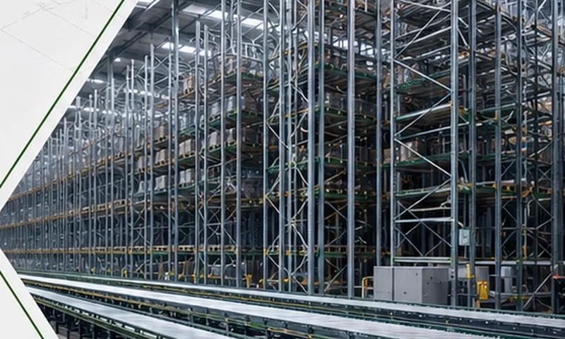 Conveyor and racking installation area