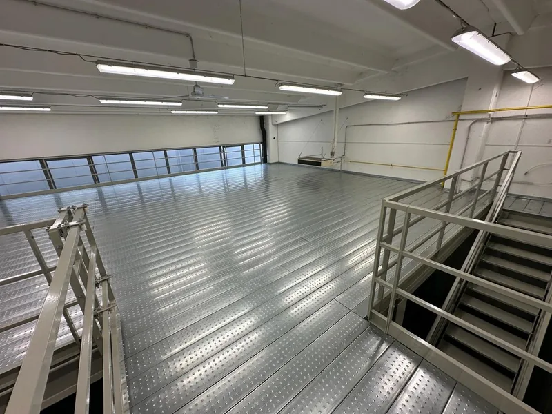 Mezzanine platform and access stairs — Ajdovščina, Slovenia