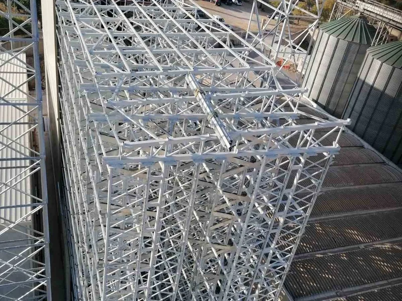 Self-supporting clad-rack structure — Avola, Sicily, Italy