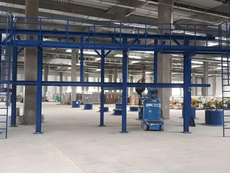 Steel platform structures — Debrecen, Hungary
