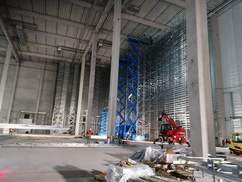 Warehouse racking installation — Dorsten, Germany