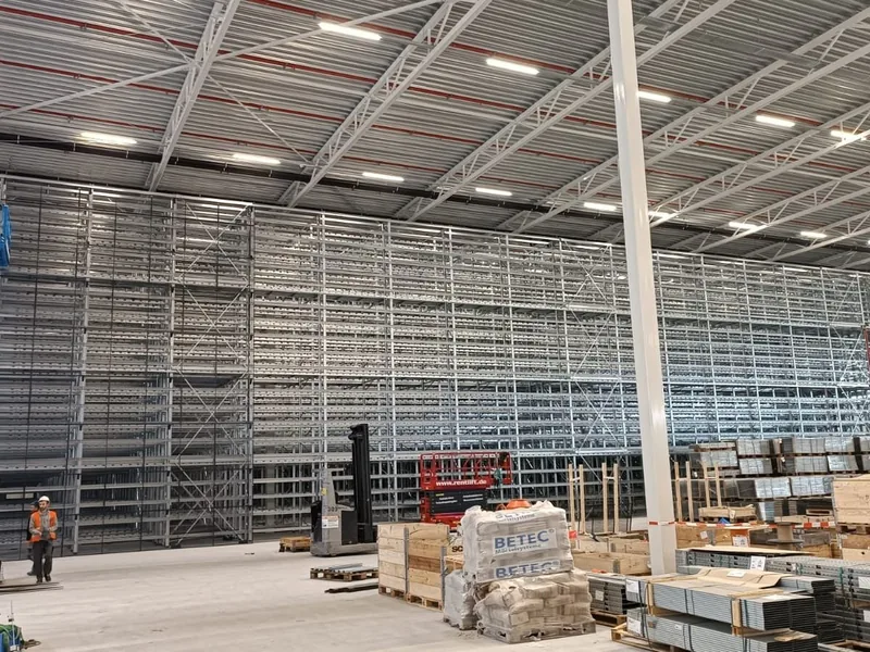 Warehouse racking installation — Haps, Netherlands
