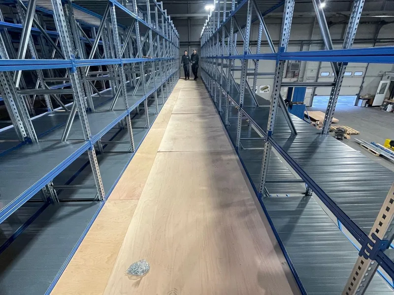 Pallet racking installation — Kranj, Slovenia