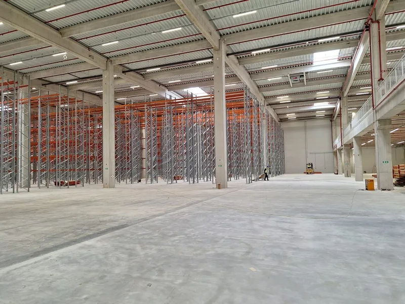 Warehouse racking installation — Logatec, Slovenia