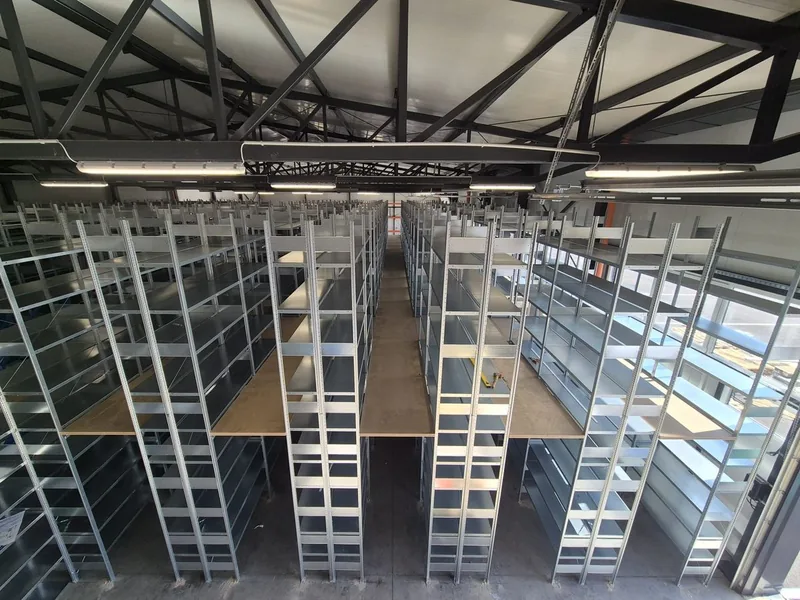 Shelving and mezzanine installation — Slavonski Brod, Croatia