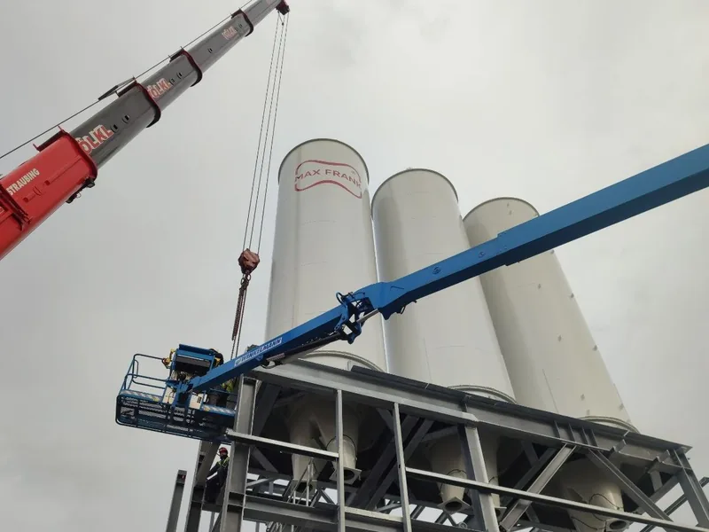 Steel structure assembly — Straubing, Germany